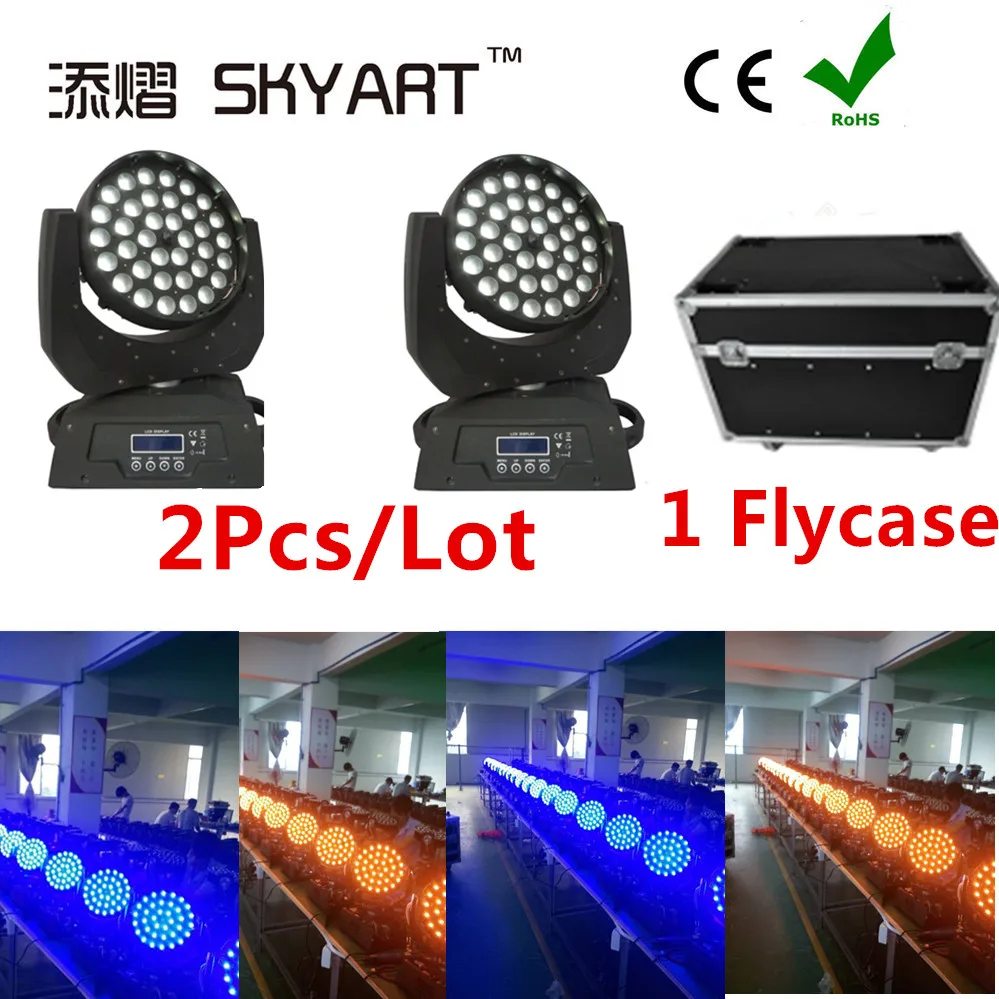 10 unit dj bar 36pcs*18w led zoom wash moving head light