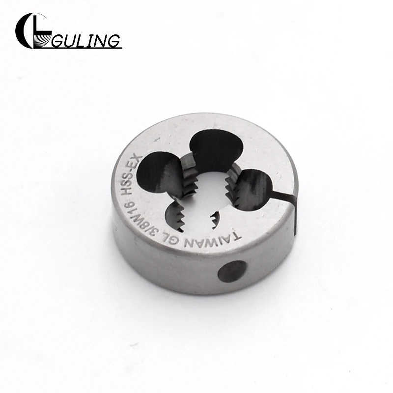 

GULING Round Die Tap Threading British US BSW Standard Right Hand Thread HSSE Dies Tool For Eorrecting External Threads