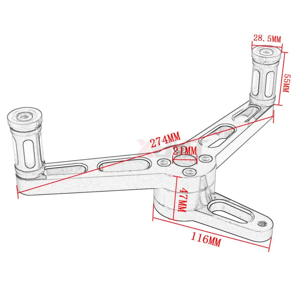 Motorcycle Front Heel Toe Shift Lever Pedal Shifter Foot Pegs For Harley Sportster 883 1200 XL883 C/N/L/R XL1200C/R/L/N/X 04-18