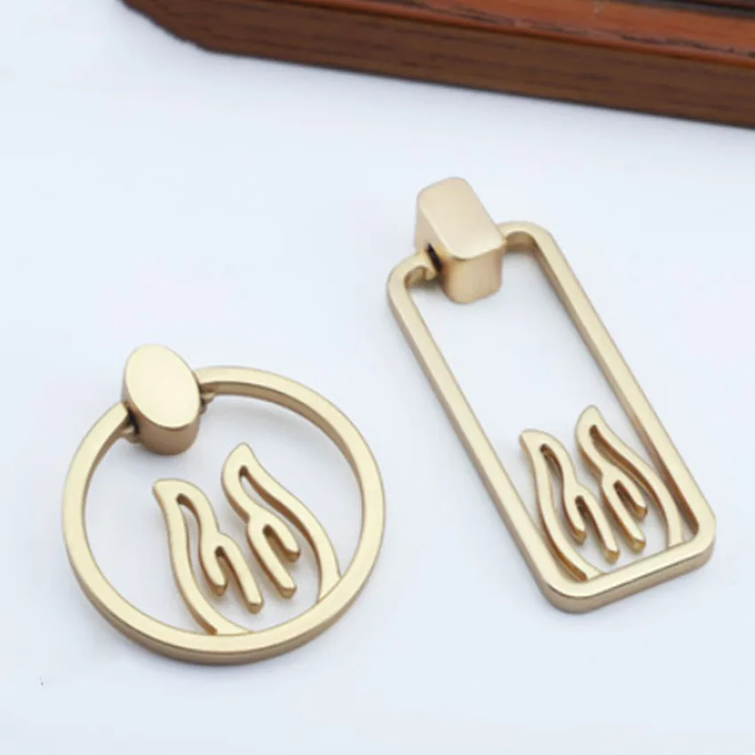 96mm creative modern simple furniture Decorative handle stain brass drawer shoe cabinet kitchen cabinet cupboard knob ring pull