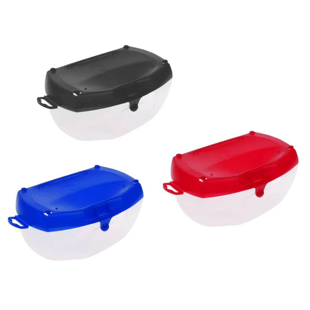 Portable Plastic Diving Mask Storage Box Snorkel Swimming Glasses Goggles Hard Case Scuba Dive Gear Protective Container