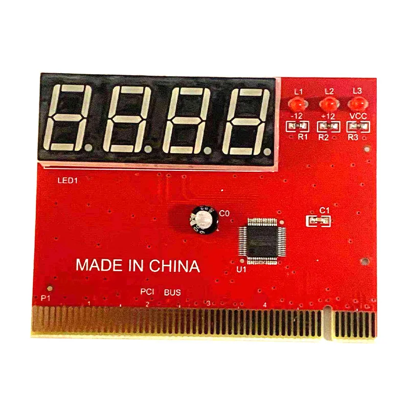 4-значная компьютерная материнская плата PCI отладочная карта, диагностическая карта, светодиодный диагностический дисплей, Тестовая карта материнской платы для настольного компьютера