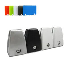 2pcs Plastic Glass clamp Vertical partition screen Fixed clip Desk Desktop Station Baffle support holder furniture hardware