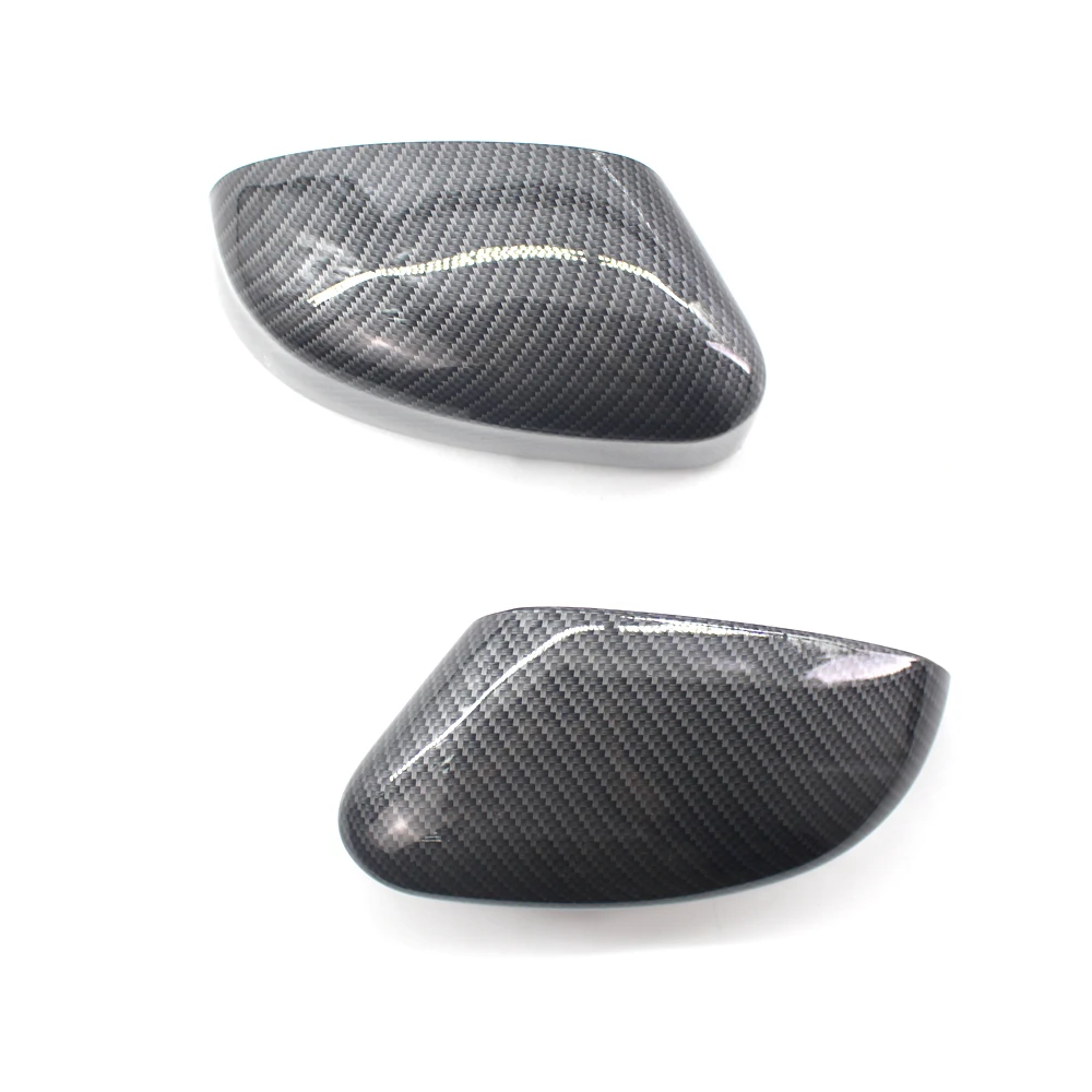 Carbon Fiber Bright black Side Rearview Mirror Cover For Ford Focus MK2 MK3 2008 2009 2010 2011 2012 2013 2014 2015 2016 2017
