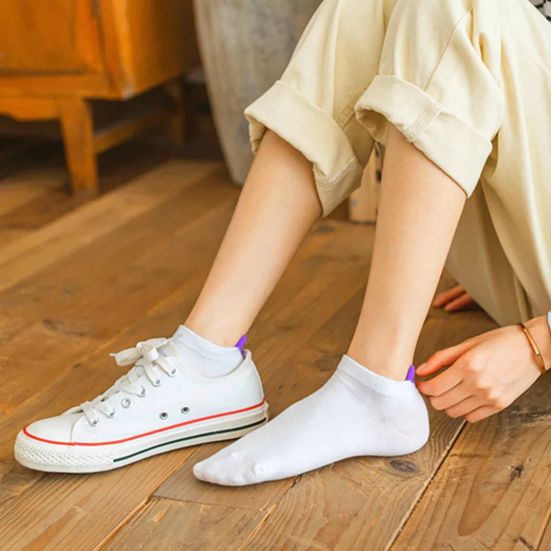 6 Pairs Donne Calzini E Calzettoni Harajuku Femminile Del Cotone Della Caviglia Calzini E Calzettoni Cuore Bianco Calzini E Calzettoni Carino Ragazze Studenti Confortevole Casual Breve Calzini E Calzettoni