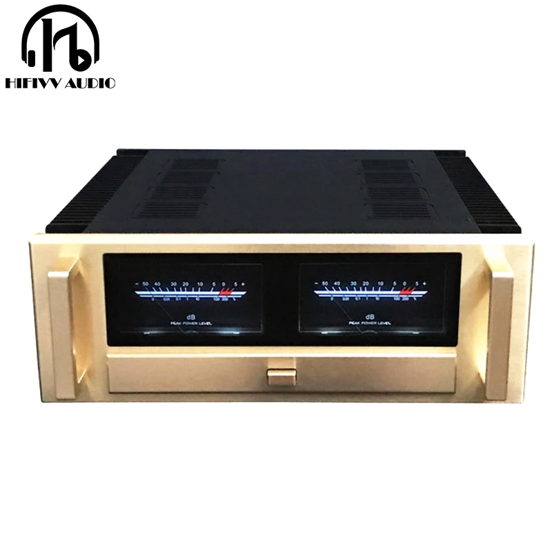 250W HI END Audio Amplifier Low Noise Hign THD Best sound of MJL4281A MJL4302A GOLD CLASS Home theater system