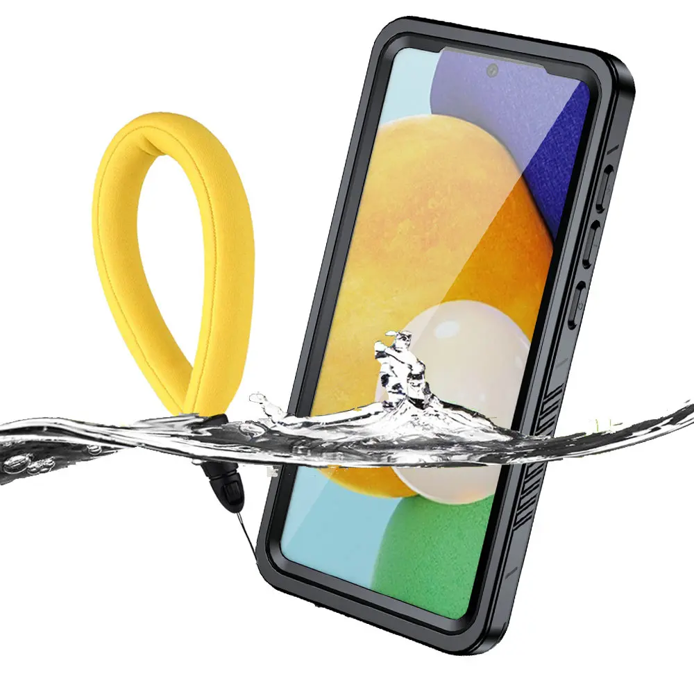 

Samsung A72 A52 A51 A32 5G Waterproof Case for Galaxy A72 A51 4G Capa Diving Sports Sealed Shockproof Cover with Float Lanyard