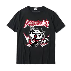 Aggretsuko Rocker Rage Tee Shirt Casual Custom Tops T Shirt New Design Cotton Men Top T-Shirts Plus Size