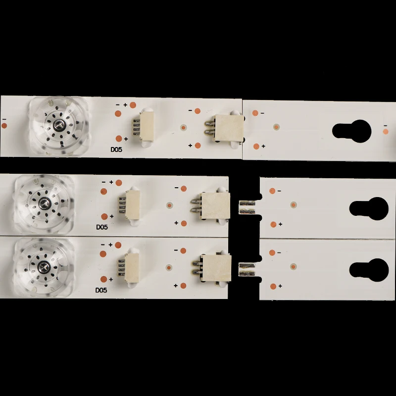 3/12 sztuk listwa oświetleniowa LED 8 lamp dla TCL 43 \