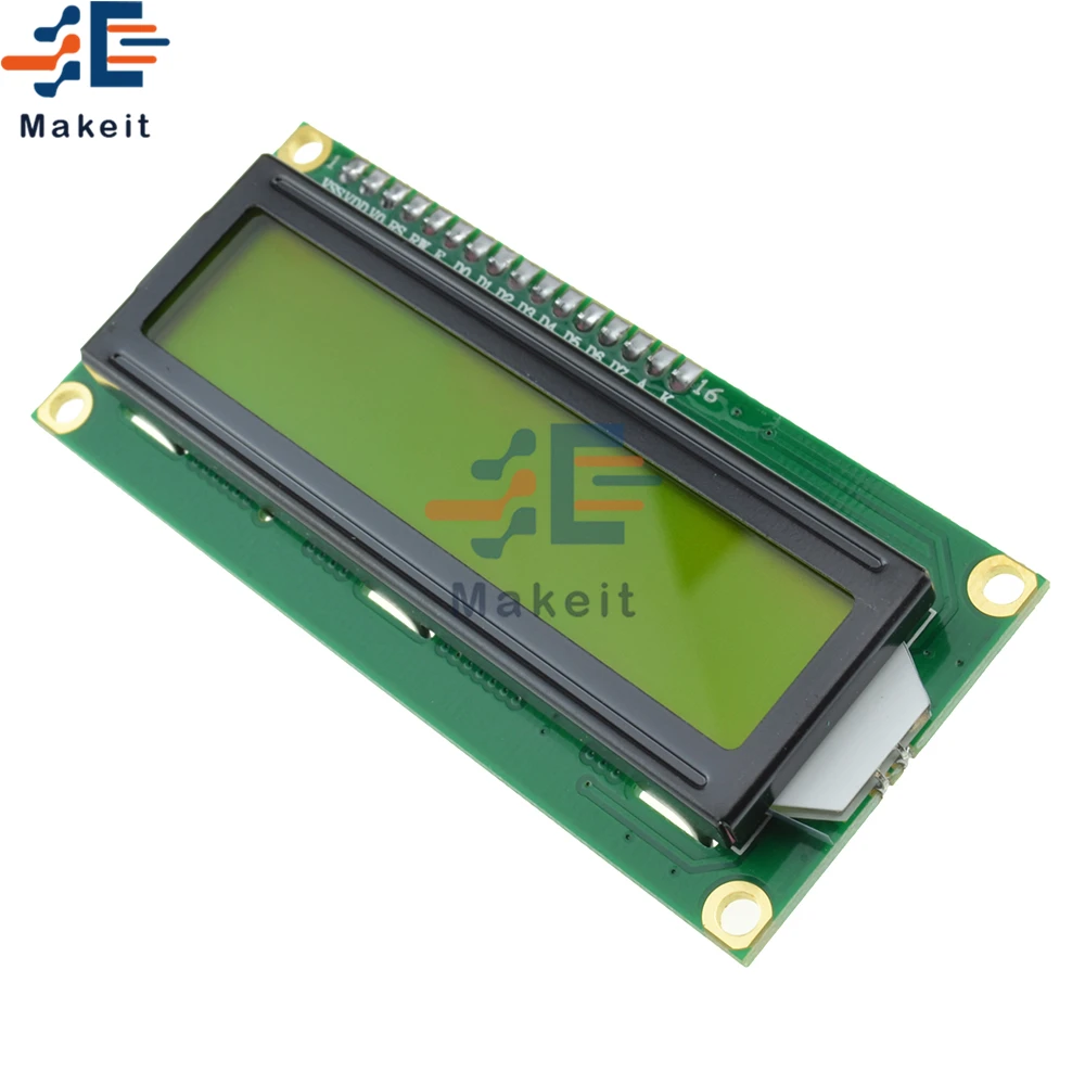 LCD1602 1602 Lcd HD44780 Screen Karakter Tft Lcd-scherm Geel Blacklight 16X2 Lcd Module Dc 5V Voor Arduino Display