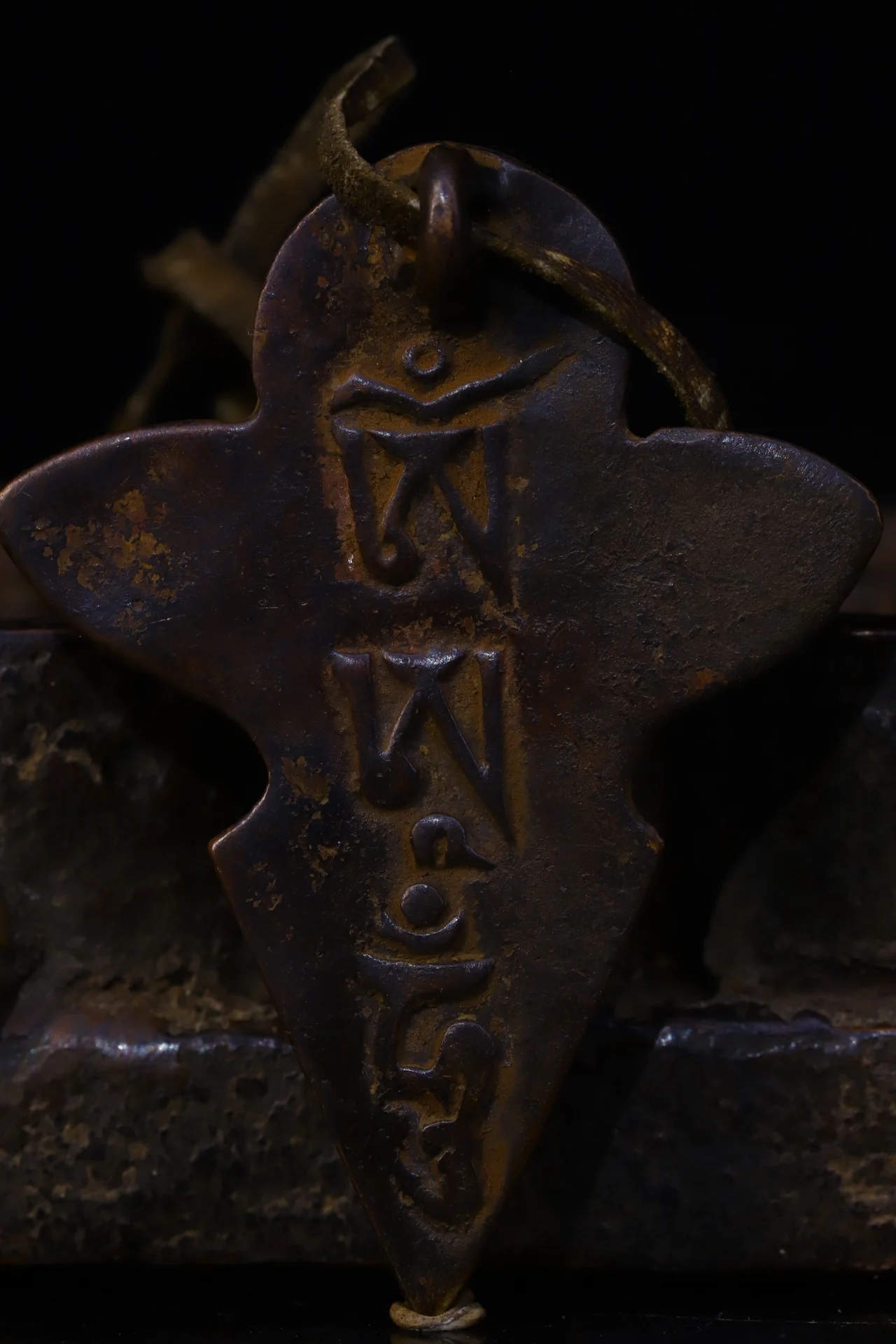 Tibetan Temple Collection Old Bronze Nine Palaces Gossip Garuda Dhwaja Roc  garuda Pendant Amulet Dharma Town House Exorcism
