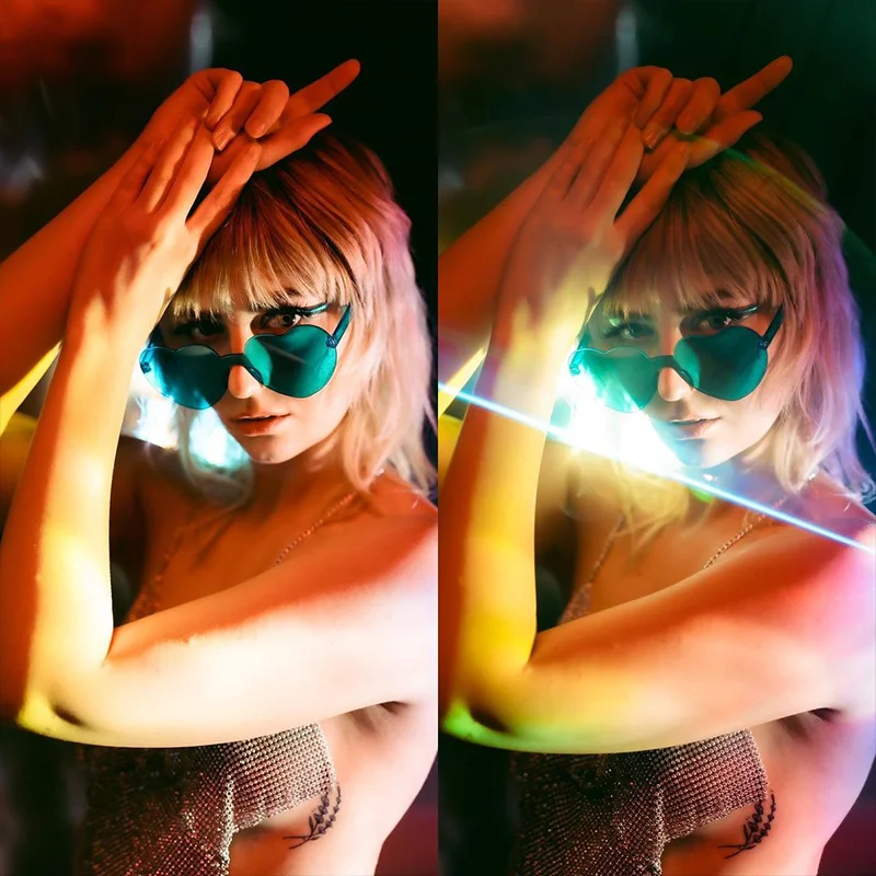 SAKUINER Phụ Kiện Chụp Ảnh Nd UV Nhiều Kính Lăng Kính Camera Sao Bùng Lọc 58 62 67 72 77 82Mm Cho máy Ảnh Canon Nikon Sony