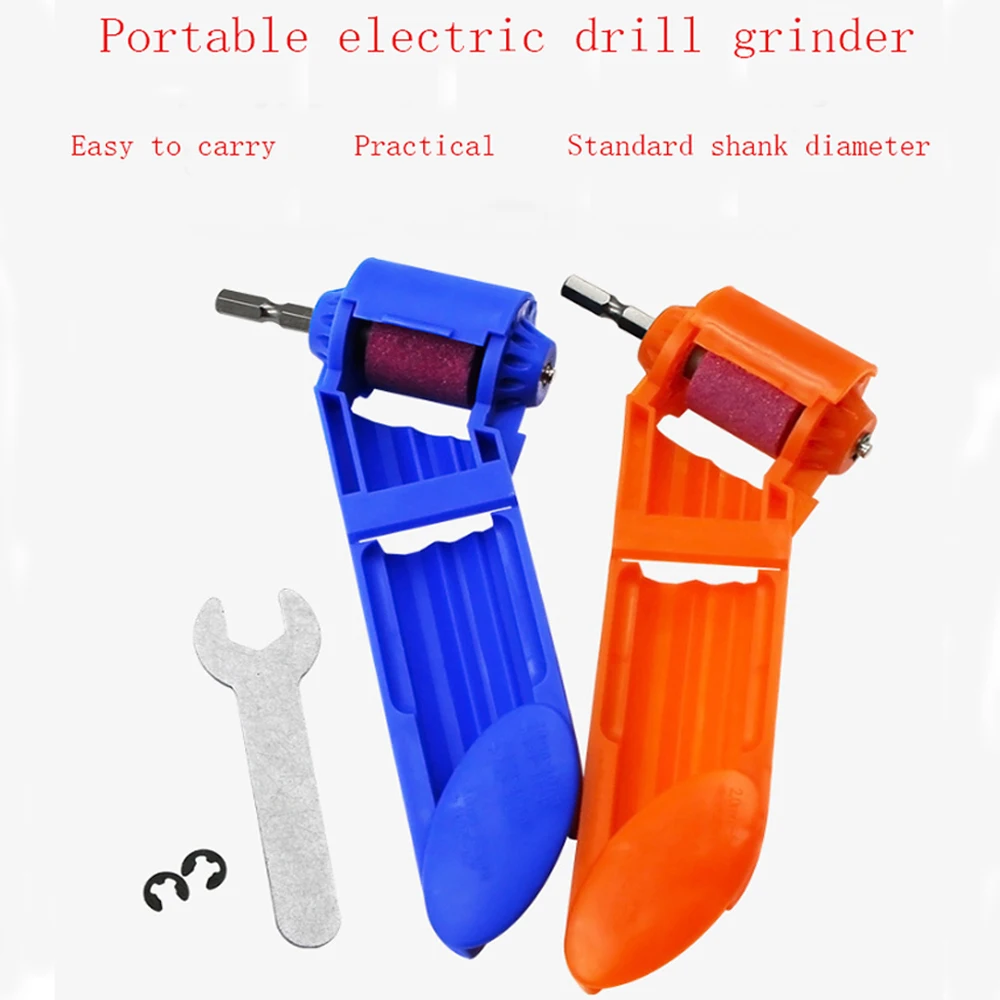 Drill bit sharpener 2-12.5mm Portable Corundum Grinding Wheel Drill Bit Sharpener Titanium Drill Portable Drill Bit Powered Tool