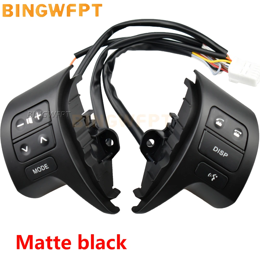 New Button Switch 84250-02200 For Toyota Corolla ZRE15 2007 - 2009 Multifunction Bluetooth Steering Wheel Audio Control Switches