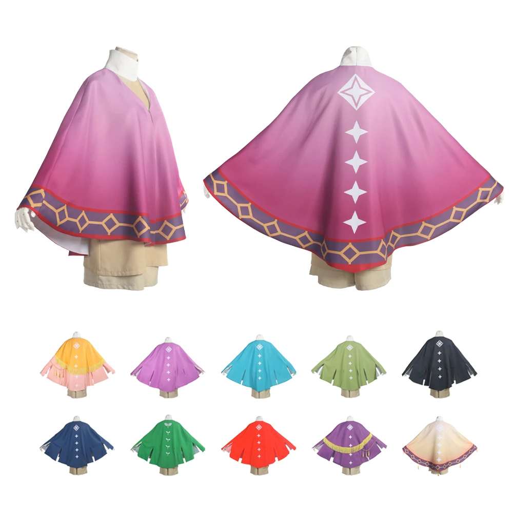 Brdwn Sky Children of Light Season of Rhythm Cosplay Costume Magic Robe Haori Cape Cloak