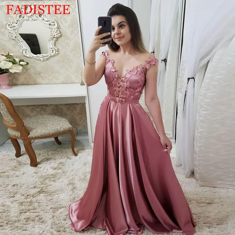 เซ็กซี่ปิดไหล่ลูกไม้ Appliques พรหม Dresses Robe De Soirée De Mariage Vestido De Fiesta De Boda Платья Для выпускного