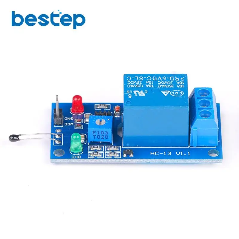 5V 12V 1 Channel Thermal Sensor Module Relay Module Temperature Sensor Module in Thermistor Module