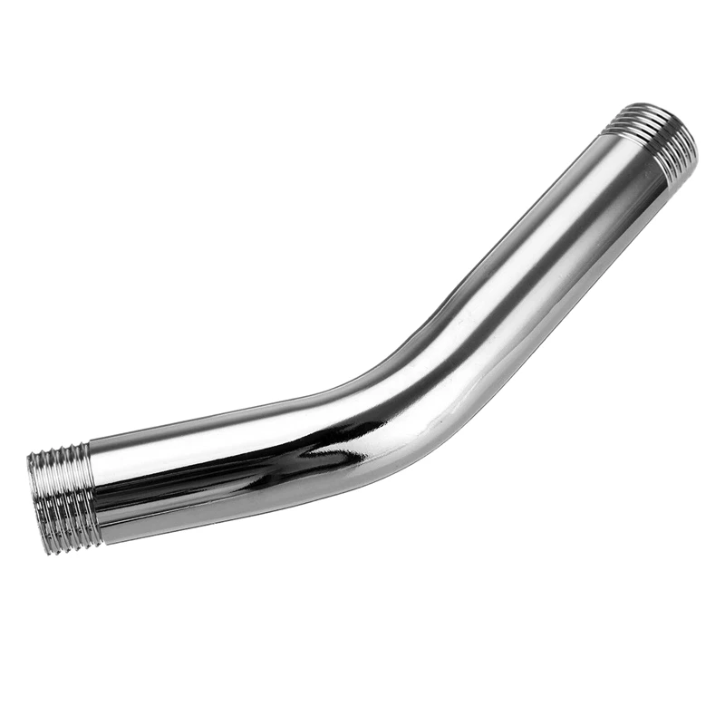 G1/2 Inch 15Cm Treo Tường Inox Tắm Mở Rộng Góc Cạnh Tắm Cánh Tay Thêm Ống