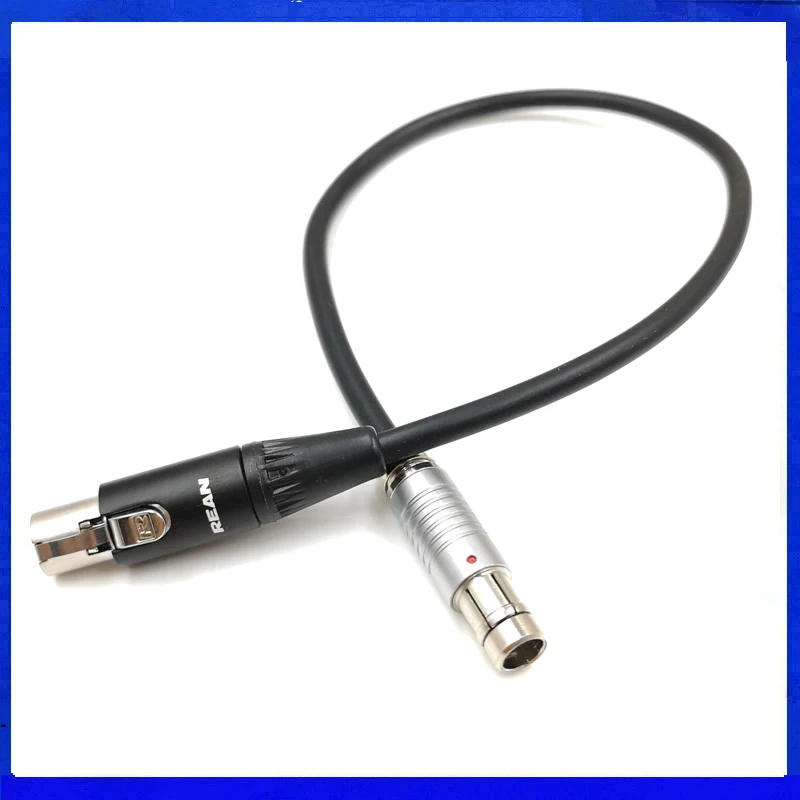 ARRI Alexa RS 3pin 12V to mini xlr 4 pin female for Tvlogic 055 056 058 Monitor power cable