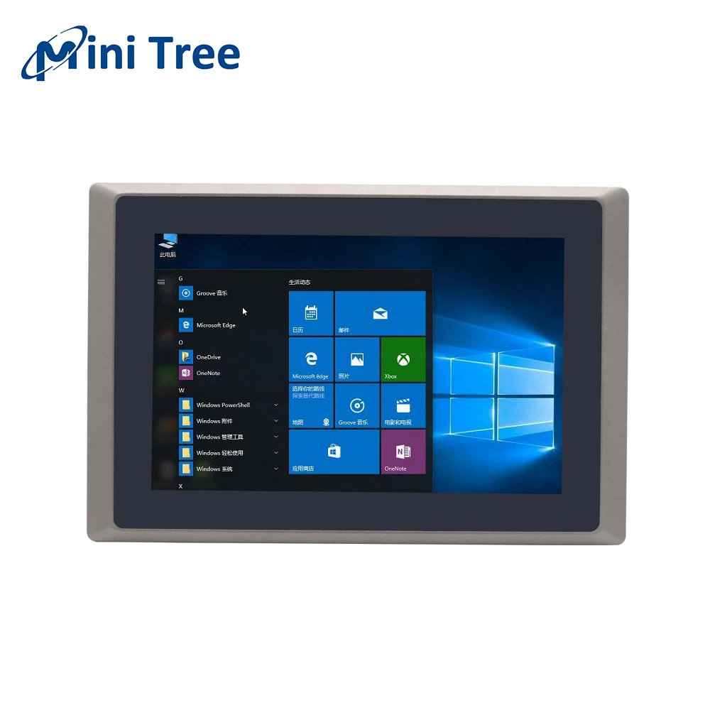 MiniTree-panel industrial pc IP65, pantalla táctil de 18,5 pulgadas y 19 pulgadas, Intel Core i7, 8550U, i5, 7267U, 2COM, GPIO, tabletas industriales
