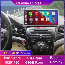 Android 12 For Honda Acura ILX 2013 2014 2015 2016 2017 2018 128gb Android Multimedia  Car Radio Audio GPS apple carplay