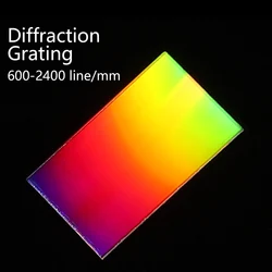 Diffraction Grating 40x25mm 600-2400 lines Ultra-high Linear Density Plane Optical Beam Spliter Spectrograph Holographic Laser