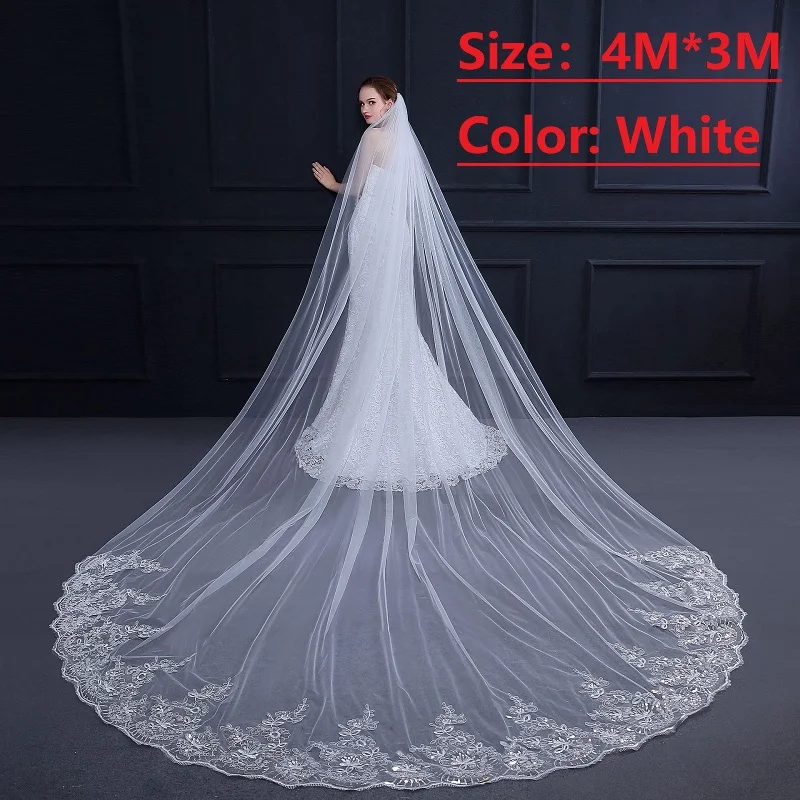 Fashion Lace Wedding Accessories Short Wedding Veil