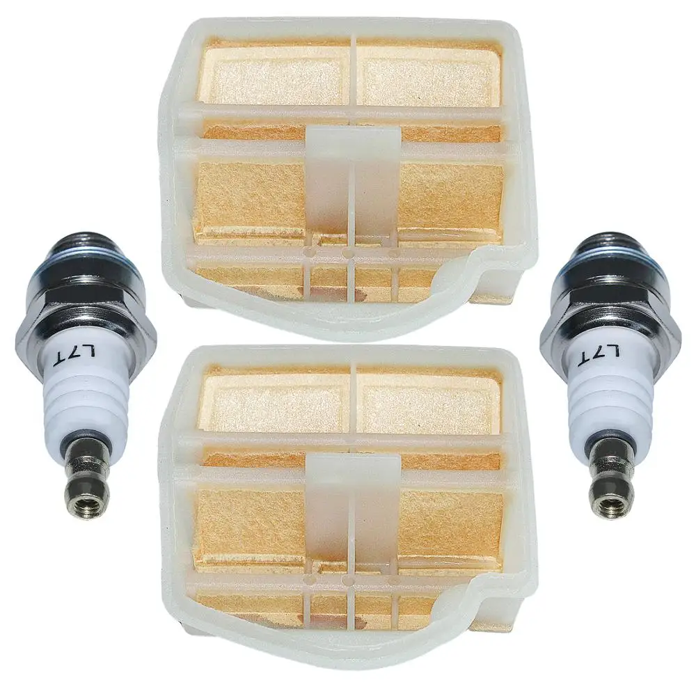 Air Filter Spark Plug Kit For Husqvarna 445 445E 450 450E Jonsered 2250 2245 Chainsaw Spare Tool Part 544080802 бензопила