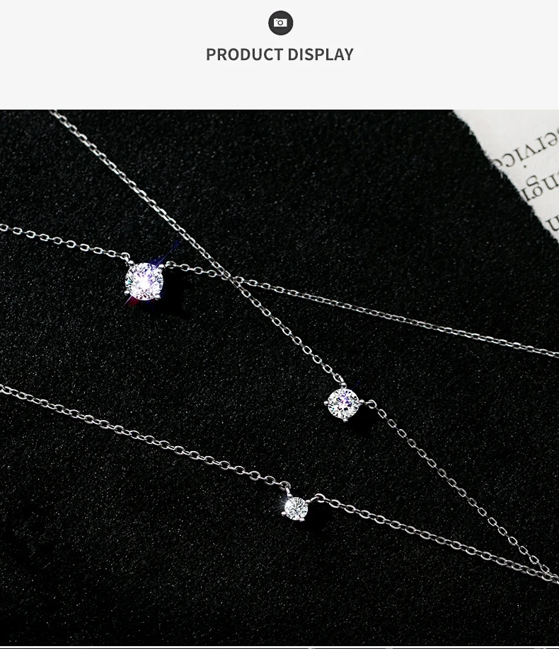 La Monada 38 + 4,8 cm Silber Halskette Für Frauen Feine Silber 925 Schmuck Mode Hals Minimalistischen Anhänger 925 silber Ketten Frau – Detail 6