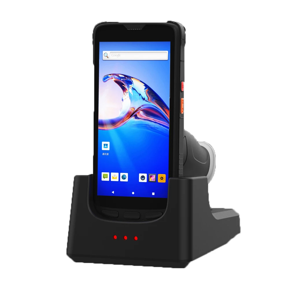 Android 10.0 Handheld UHF Scan Reader Rugged PDA Terminal 1D 2D Barcode Scanner WiFi 4G Bluetooth GPS PDA Inventory Management