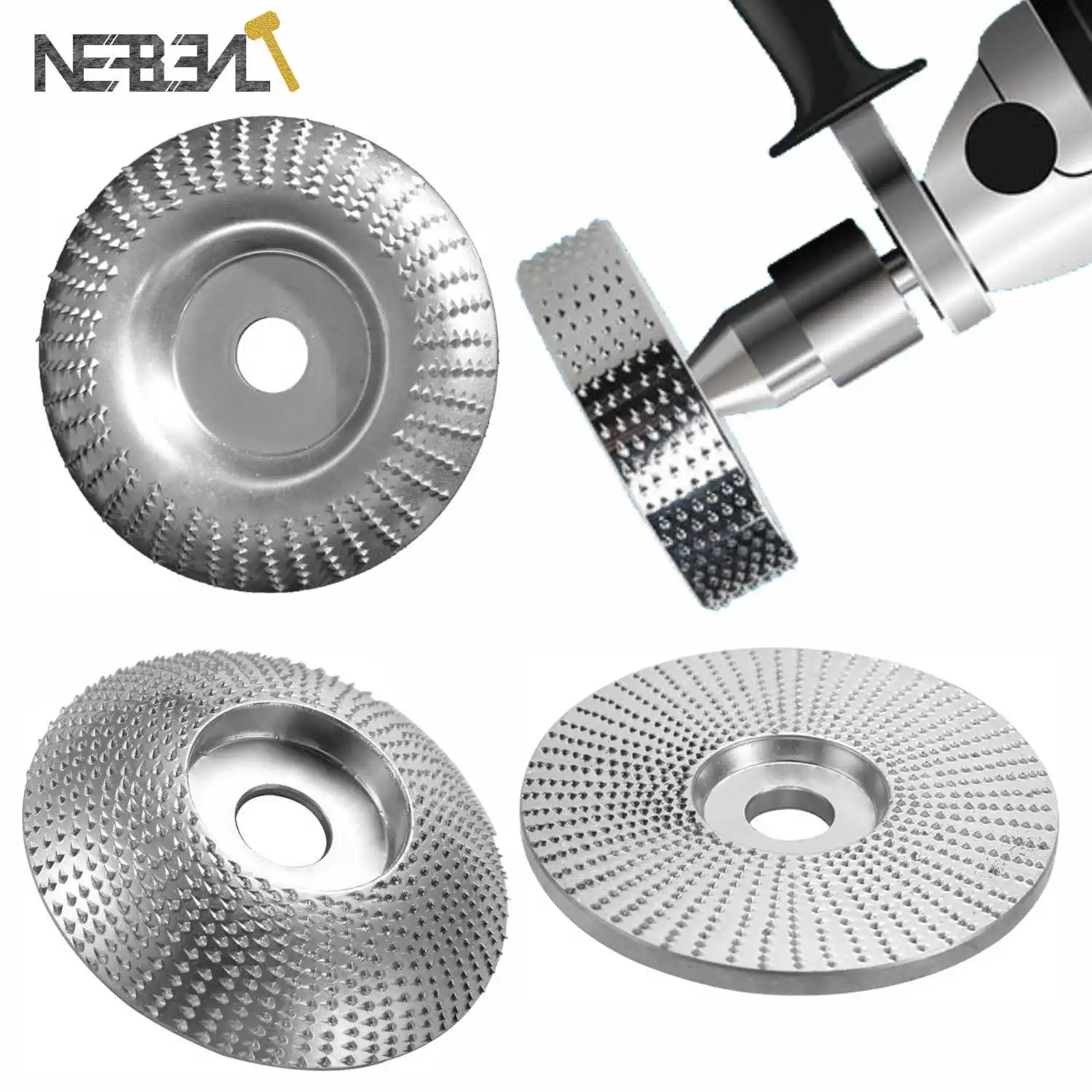 

Hard Round Polishing Angle Grinding Wheel Wood Sanding Carving Shaping Disc 16/22mm Accessories Woodworking Rotary Tool