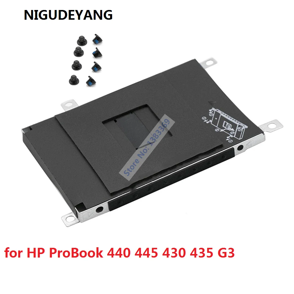 NIGUDEYANG New for HP ProBook 440 445 430 435 G3 (not fit G1 G2 G4 G5 G6 G7) SATA HDD SSD 2.5 Hard Drive Bracket Caddy Frame