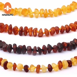 HAOHUPO 16 Colors Amber Teething Bracelet/Necklace for Baby Adult Lab Tested Authentic 8 Sizes Natural Amber Stone Women Jewelry