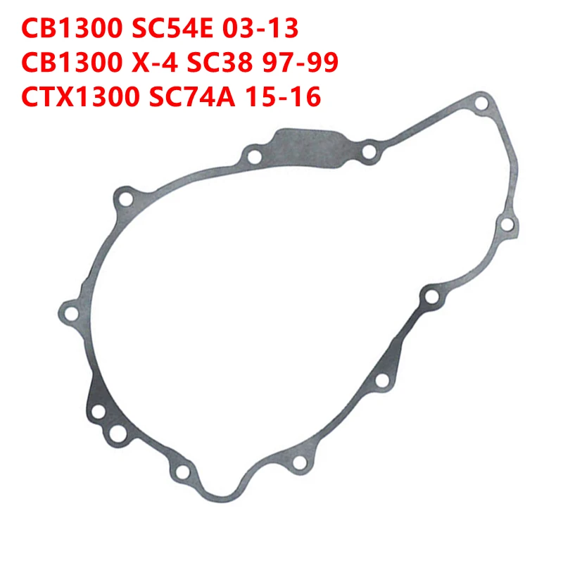 Motorcycle Engine Left Crankcase Cover Gasket For Honda CB1300 SC54E 2003-2013 CB1300 X-4 SC38 1997-1999 CTX1300 SC74A 2015-2016