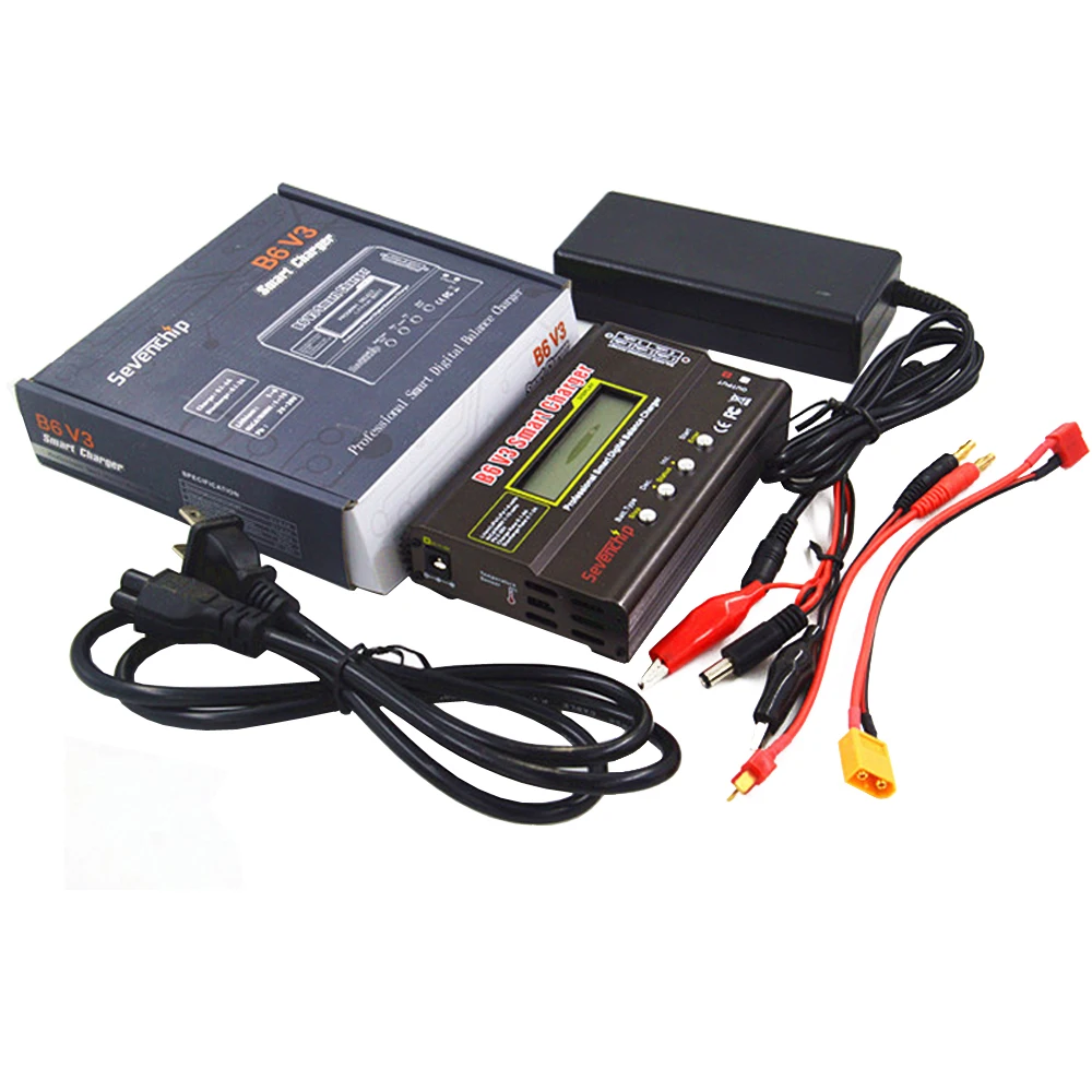 IMAX B6 V3 80W Multi-functio Lipo Balance Charger/Discharger With 12V 5A AC Adapter For RC Lipo LiHV LiIon LiFe NiCd NiMH PB 