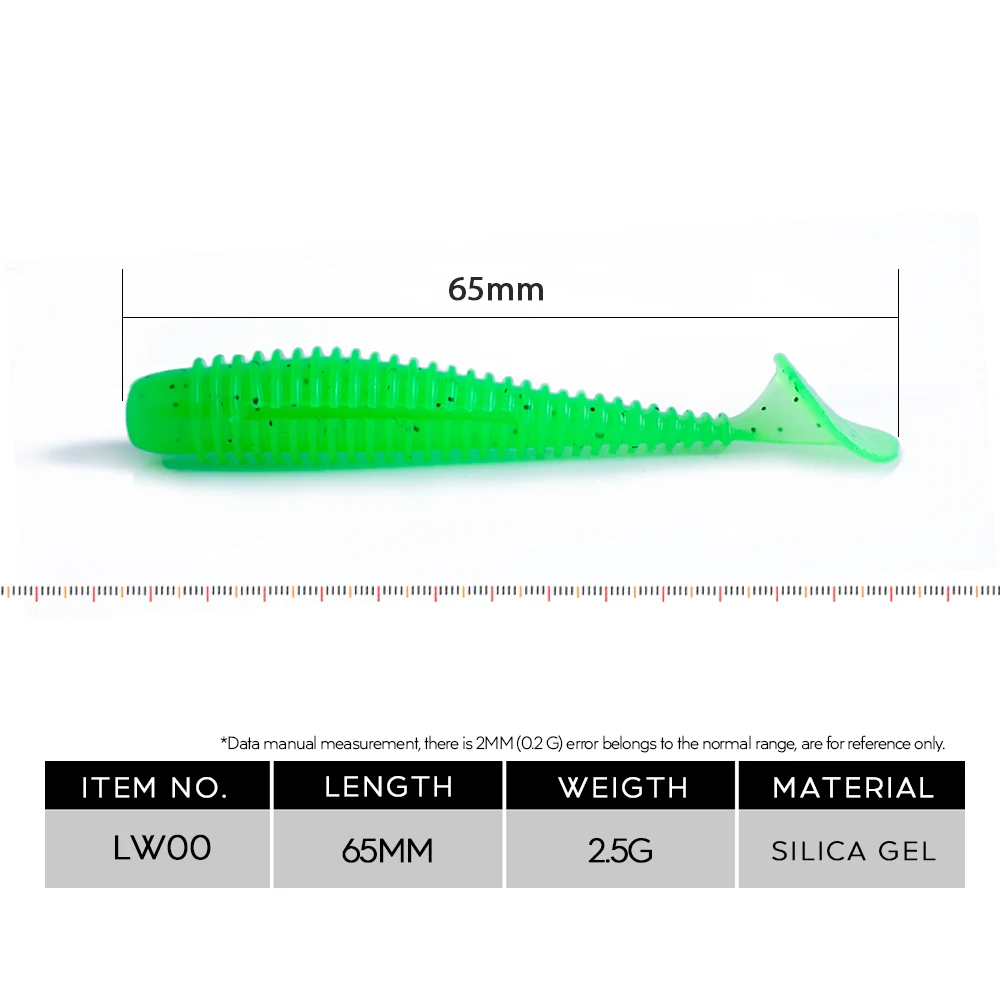Hanlin señuelos blandos Swimbait para pesca en mar con vinilo - imagen 5