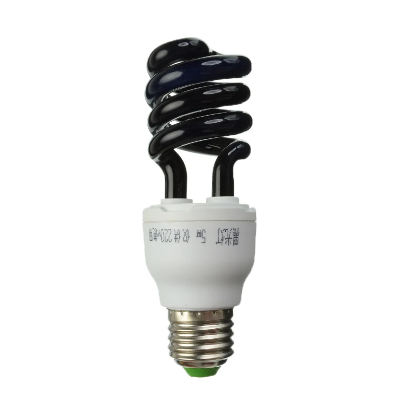 E27 Led Light Bulb 220V 5W Ultraviolet Fluorescent UV Spiral Energy Saving BlackLight Led Lamp Lampada Led Violet Lighting