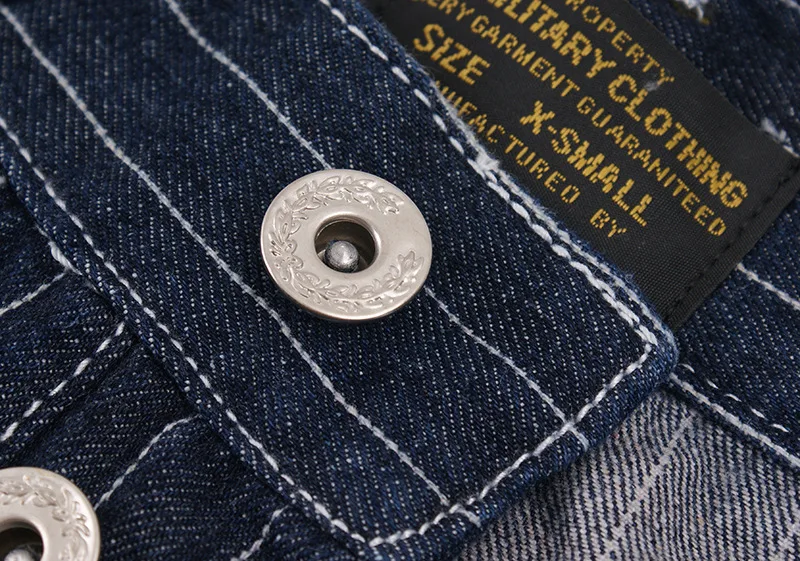Gestreifte Jeans mit weitem Bein für Männer lose Eisenbahn overalls für Herren, Damen, Hängebange, Outdoor-Camping jagdhose, die neue Longs fischt – Detail 17