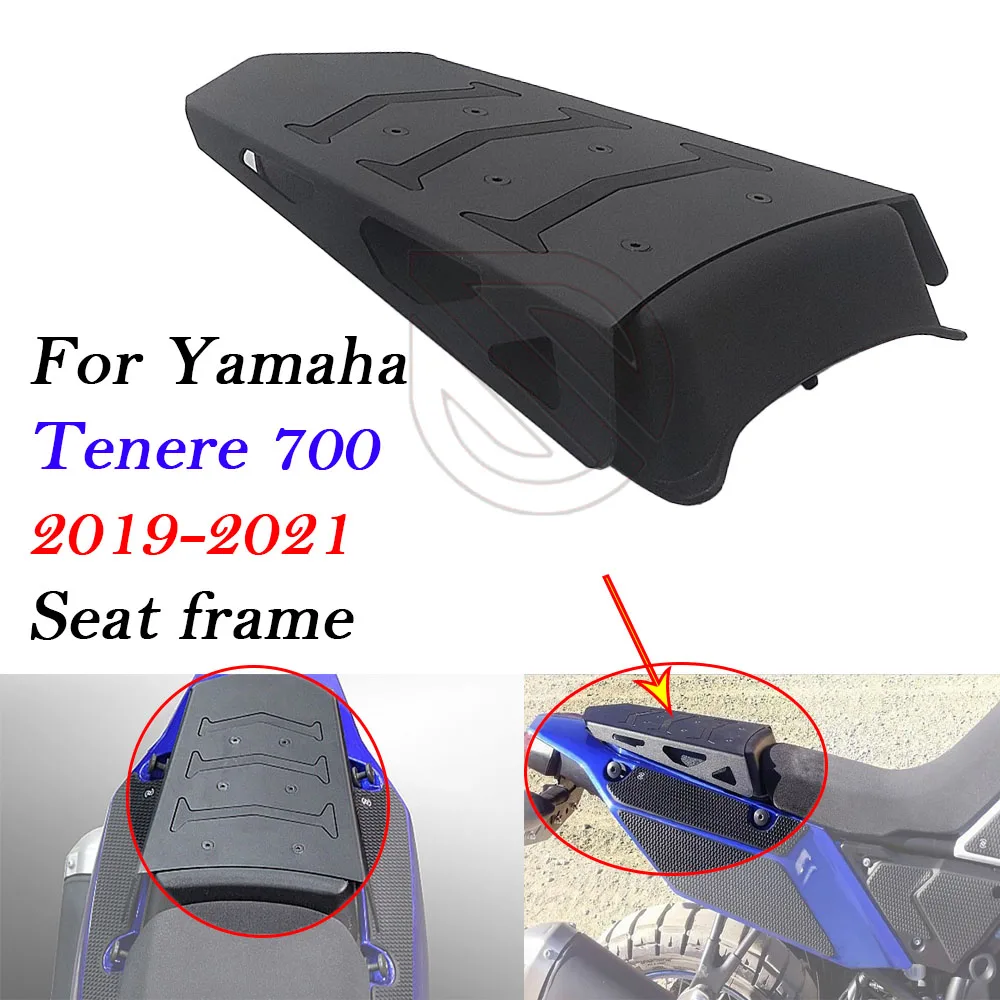 

NEW Black Seat Cover Motorcycle Accessories For Yamaha Tenere 700 2019 2020 2021 Mono Seat Rack Tenere700 TENERE 700 TENERE700