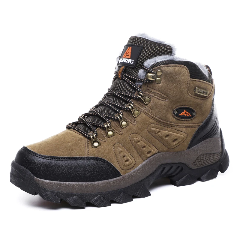 Men Boots Classic Outdoor Sports Hiking Shoes Trekking Foot Wear Winter Boot Non Slip Warm Seakers For Man Zapatos Para Hombre