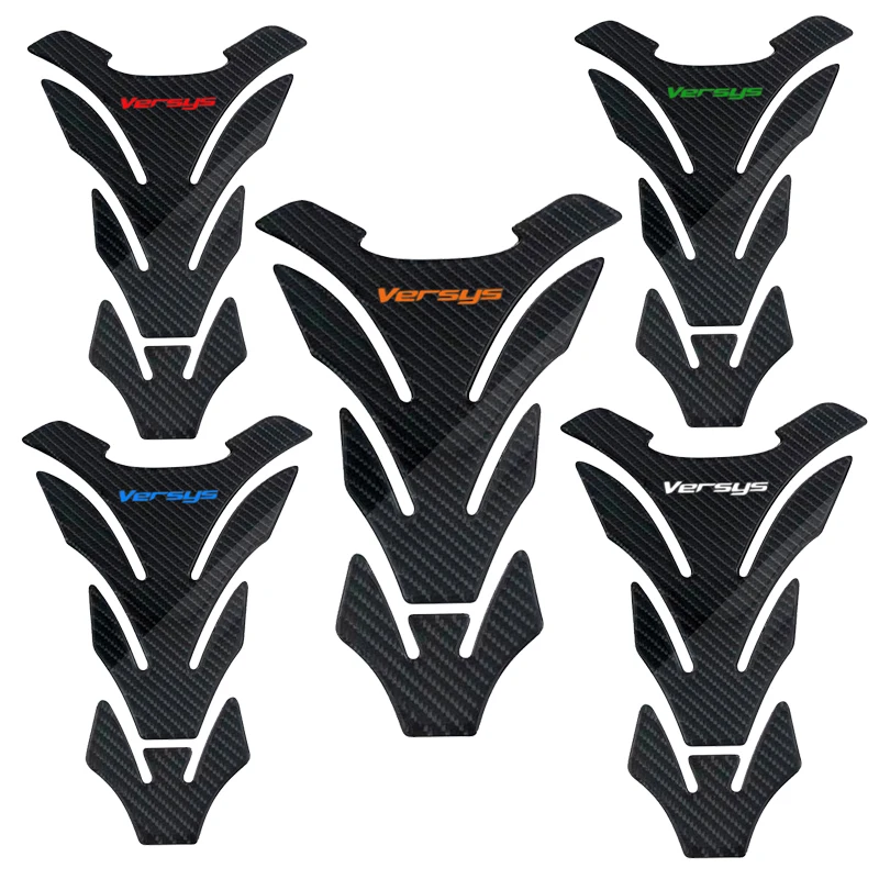 

3D углеродное волокно, накладка на топливный бак мотоцикла, защитная наклейка, наклейки для Kawasaki VERSYS (650cc) VERSYS 1000 VERSYS 650 1000
