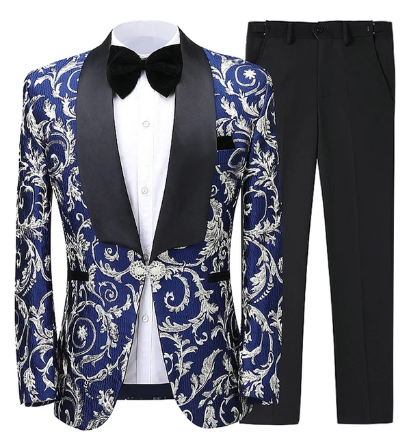 Blue and silver blazer hotsell