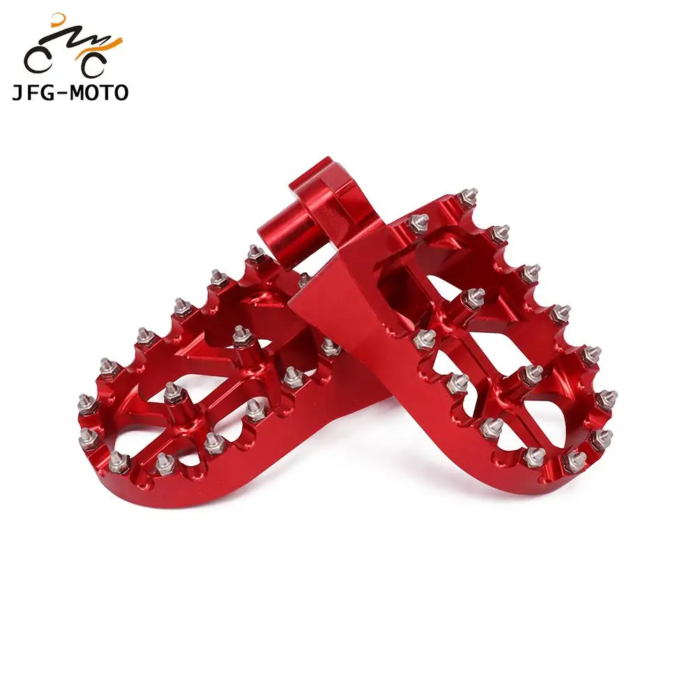 

Motorcycle CNC Aluminum Foot Pegs Footpeg Pedals FootRest For HONDA CR125R CR250R CR 125R 250R 1995-1999 CR50 1995-2001