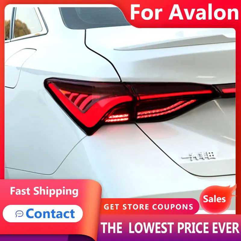 

HANA For Car Toyota Avalon 2018-2020 Avalon Tail Lamp Led Fog Lights DRL Day Running Light Tuning Car Accessories Tail Lights