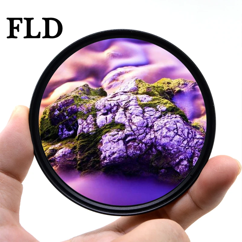 KnightX  FLD Filter Purple Filtors Color 49MM 52MM 55MM 58MM 62MM 67MM 72MM 77MM Photography for Canon Nikon Sony  d80 500d