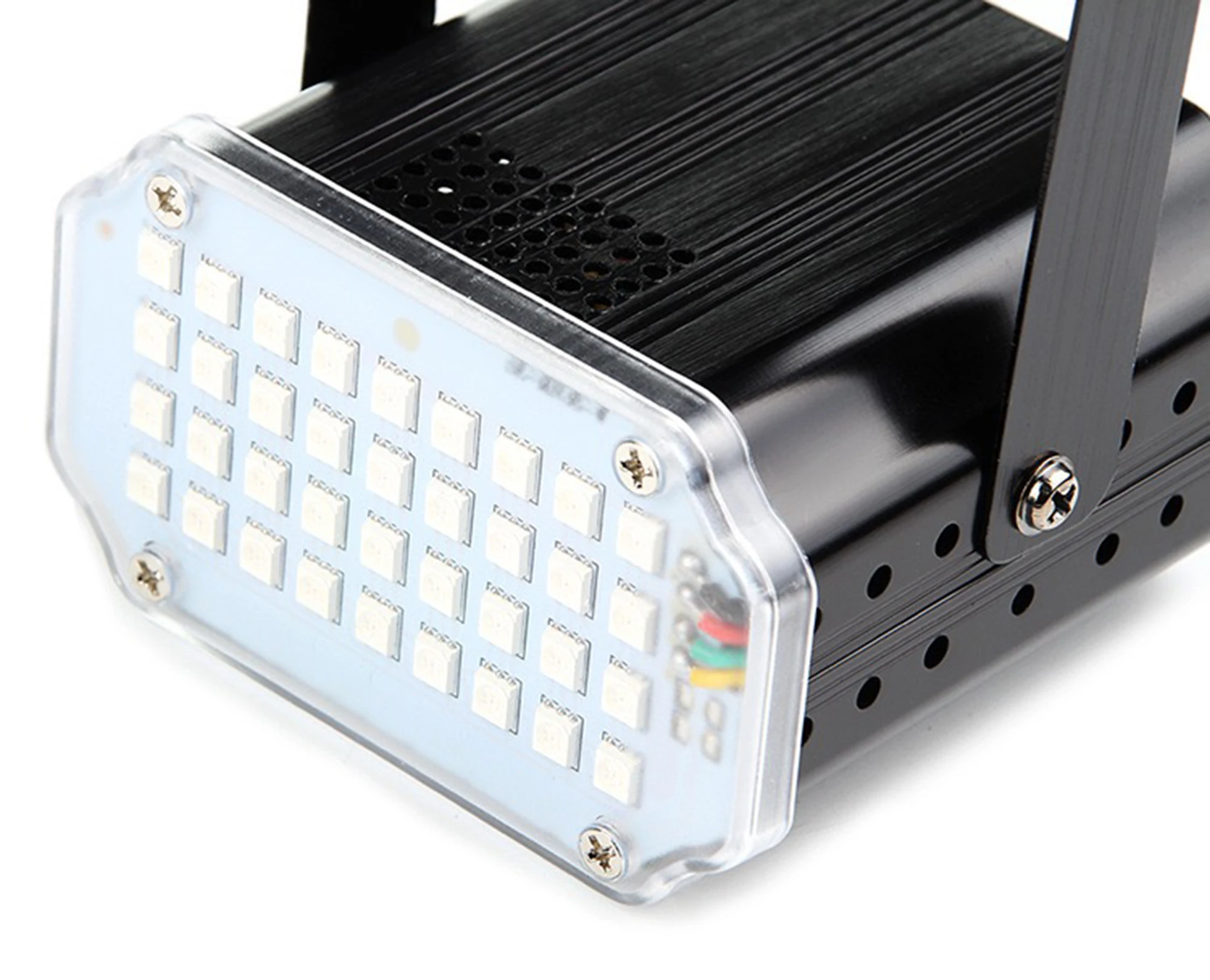 36-LED RGB Strobe Flash Oświetlenie pokoju Disco DJ Party Wakacje Boże Narodzenie Klub muzyczny Aktywowany dźwiękiem Efekt oświetlenia scenicznego