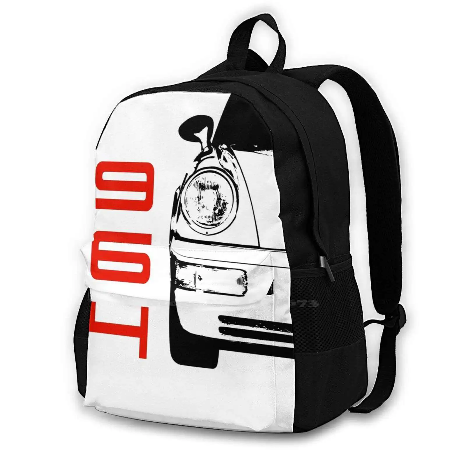 964 Backpack For Student School Laptop Travel Bag 964 Nine Sixty Four Nine Six Four Targe Classic Car German