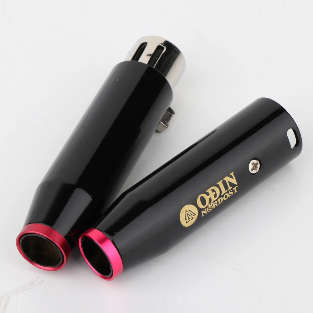 High Quality ODIN XLR Plugs Balanced Audio XLR Silver Plated Plugs XLR 3 Pin Male/Female Microphone Audio Cable Plug Connector