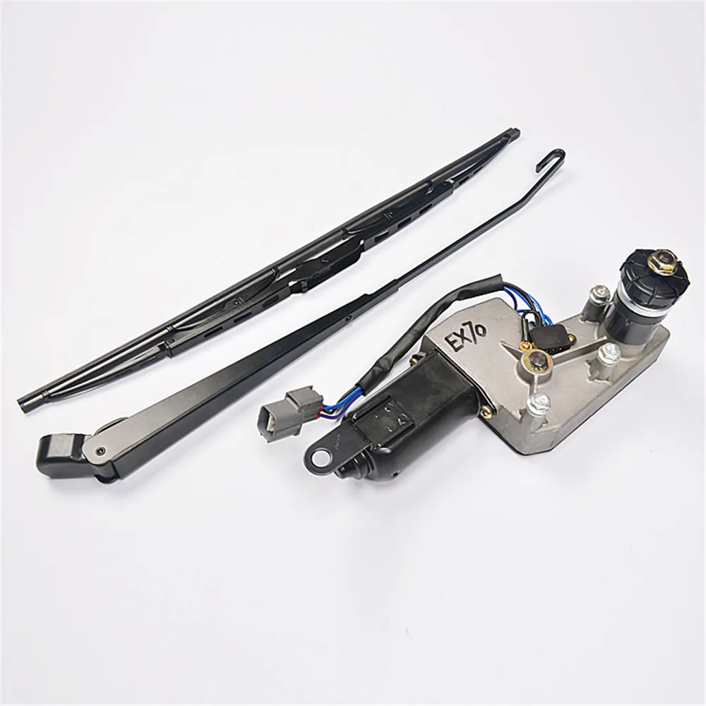 

For Hitachi EX70 wiper motor EX60 wiper wiper motor assembly wiper arm blade set excavator wiper strip