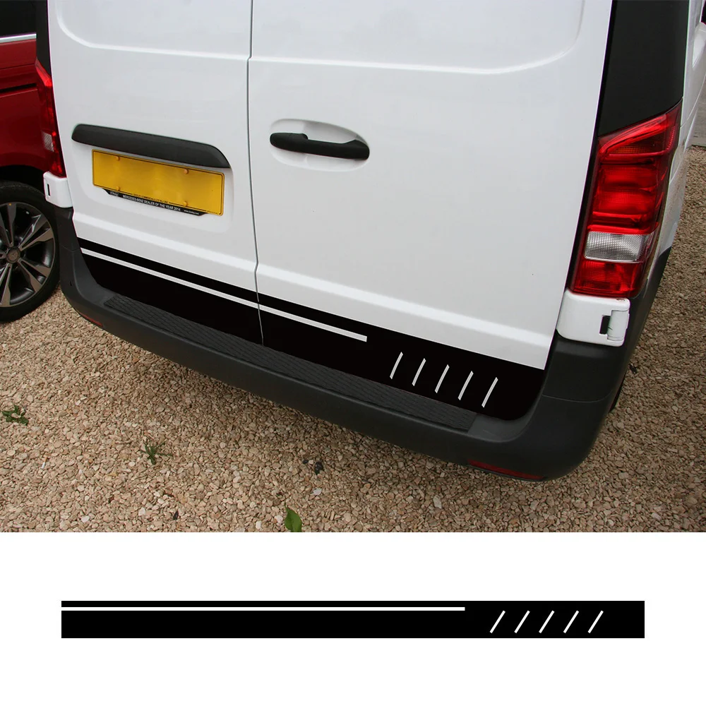 Car Rear Door Sticker For Mercedes Benz Vito V Class Viano W638 W639 W447 Marco Polo Camper Van Vinyl Decals Tuning Accessories